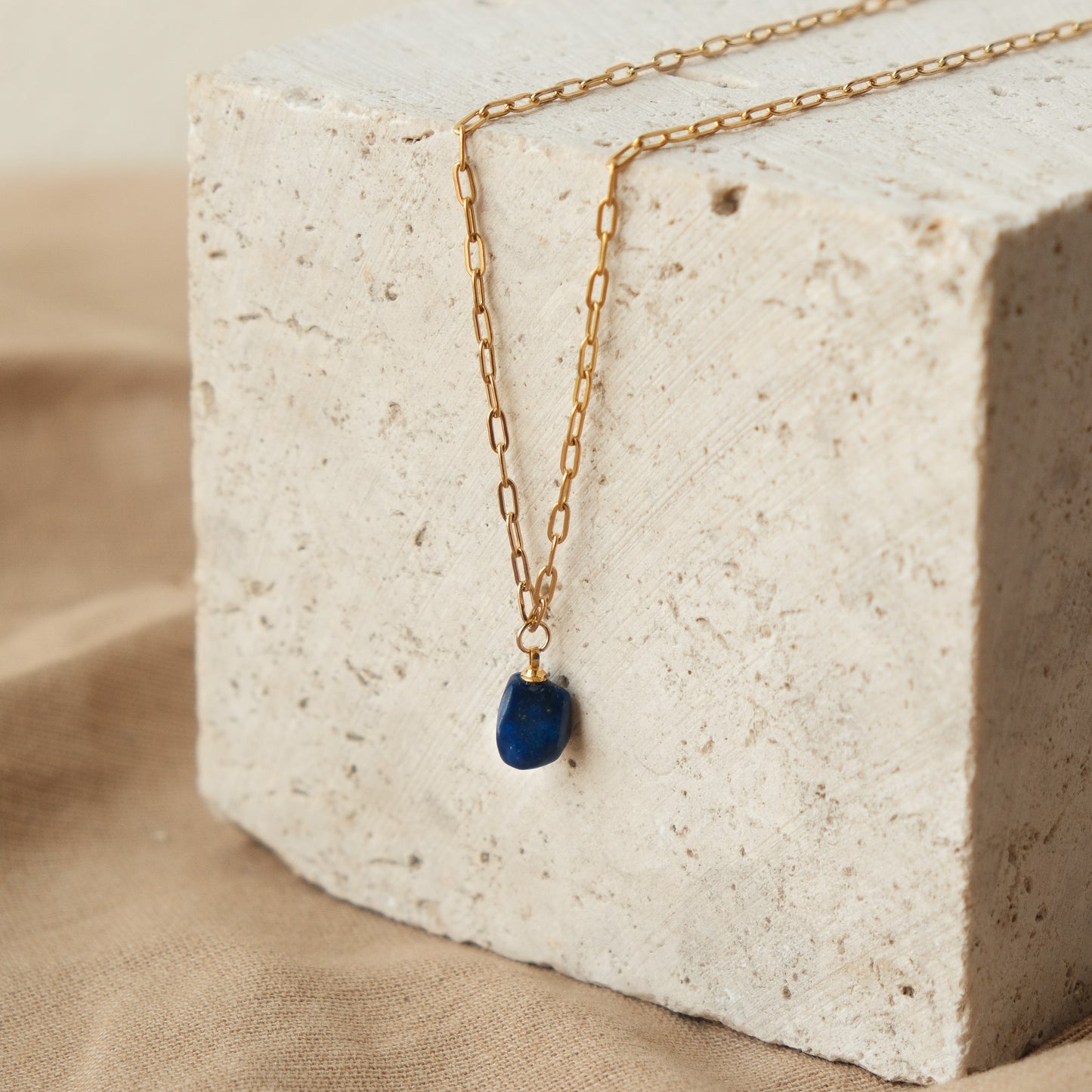 Lapis Lazuli Link Necklace