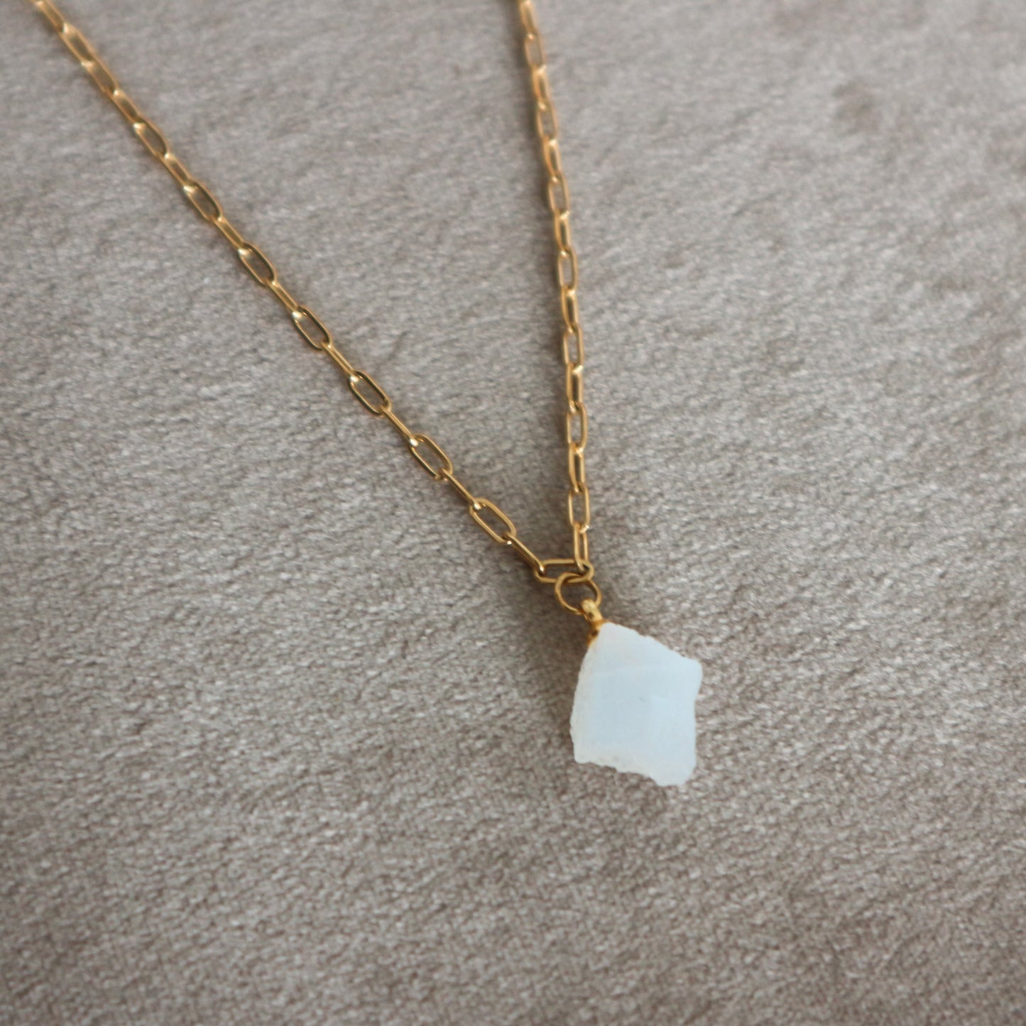Moonstone Link Necklace