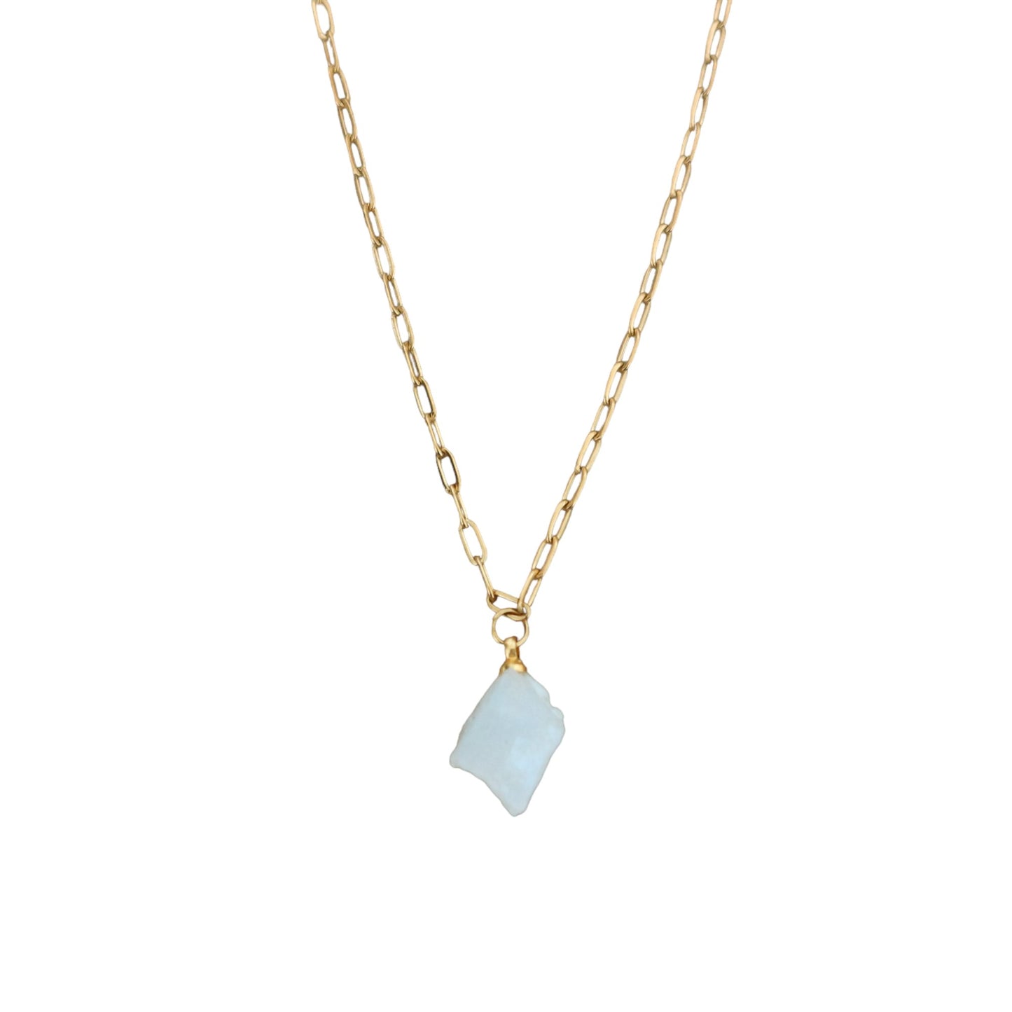 Moonstone Link Necklace