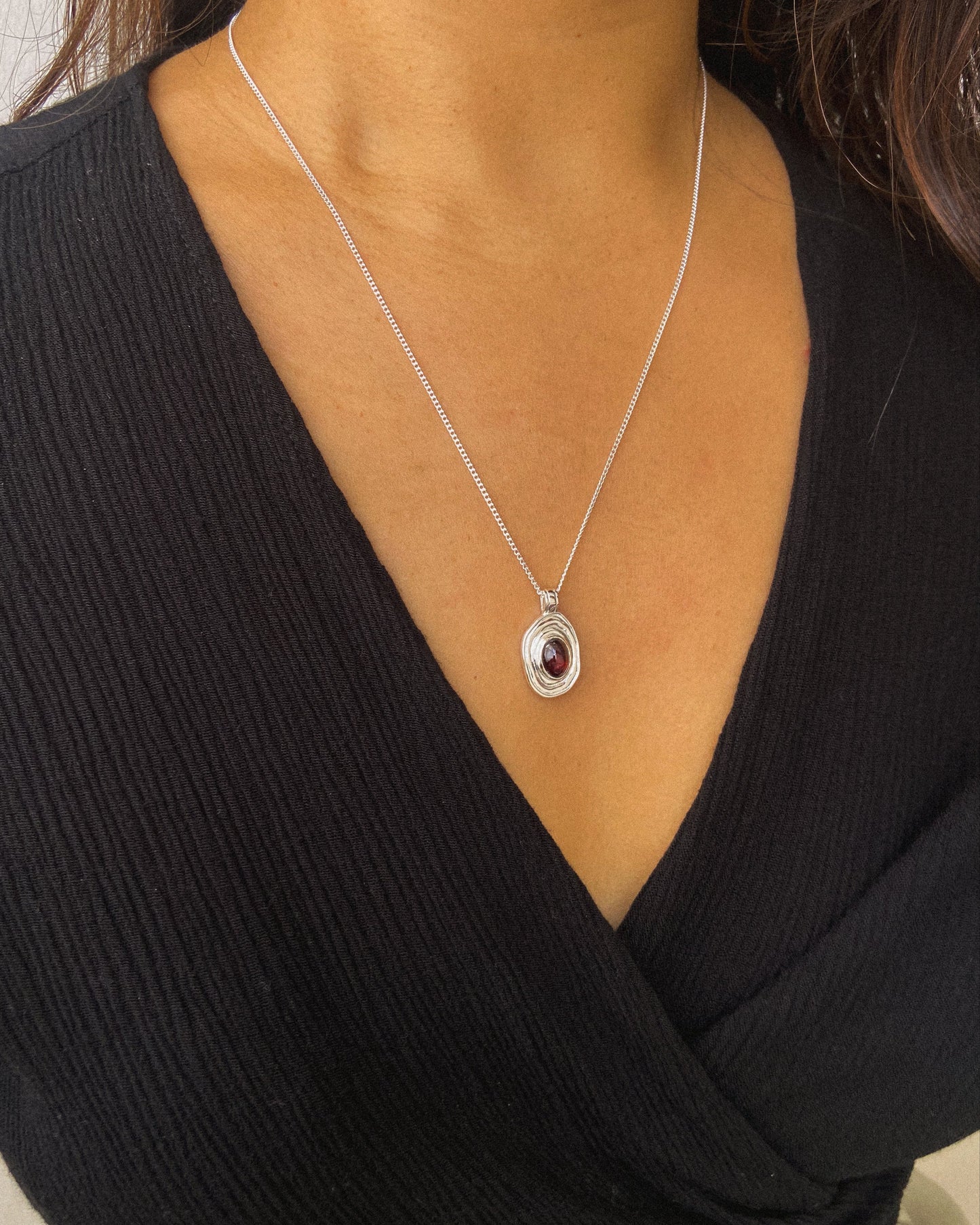 Portal Necklace Silver