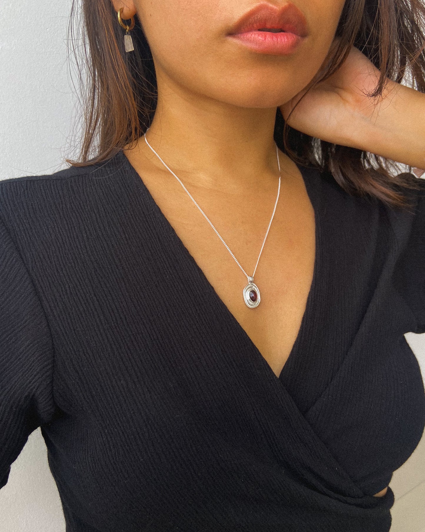 Portal Necklace Silver
