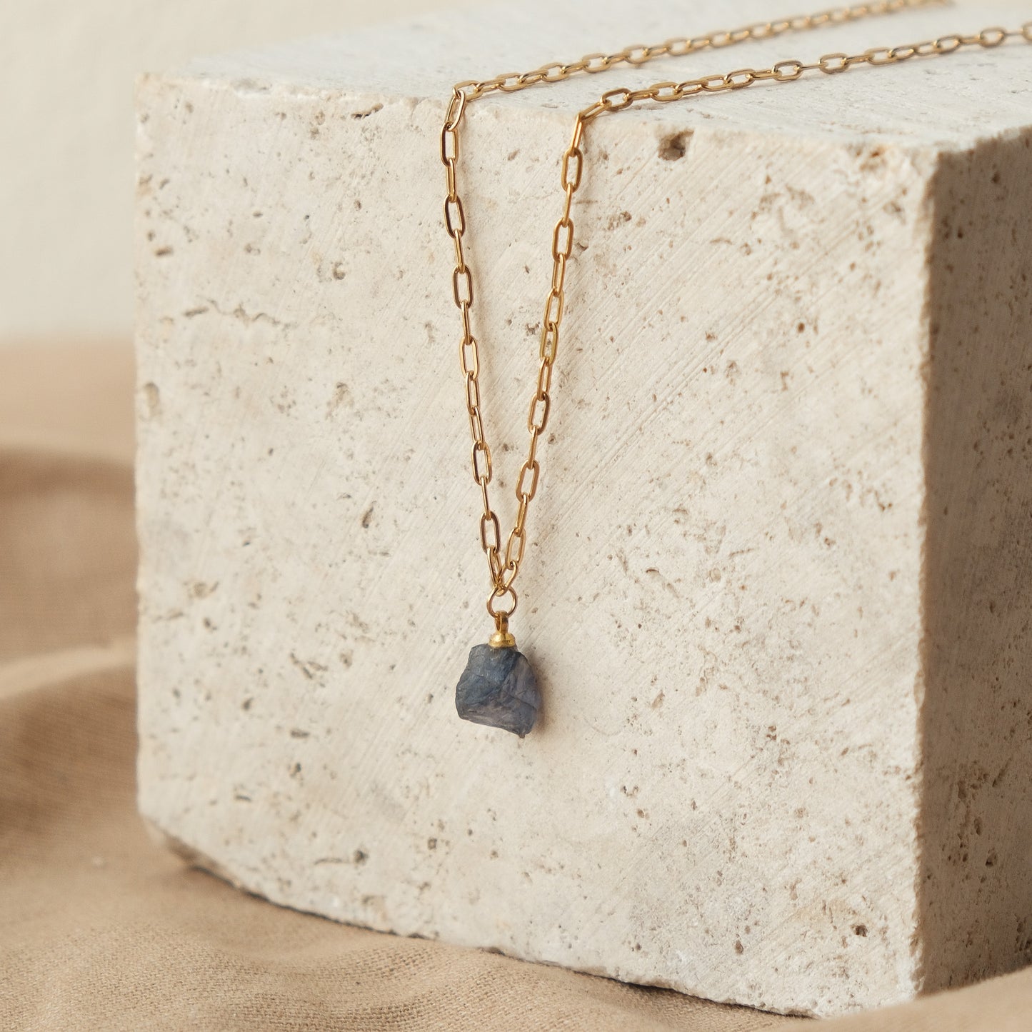 Iolite Link Necklace