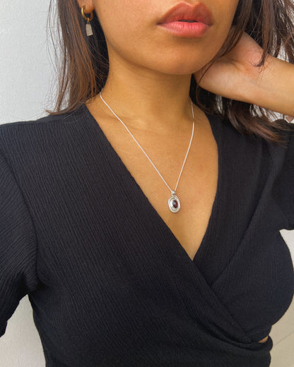 Portal Necklace Silver