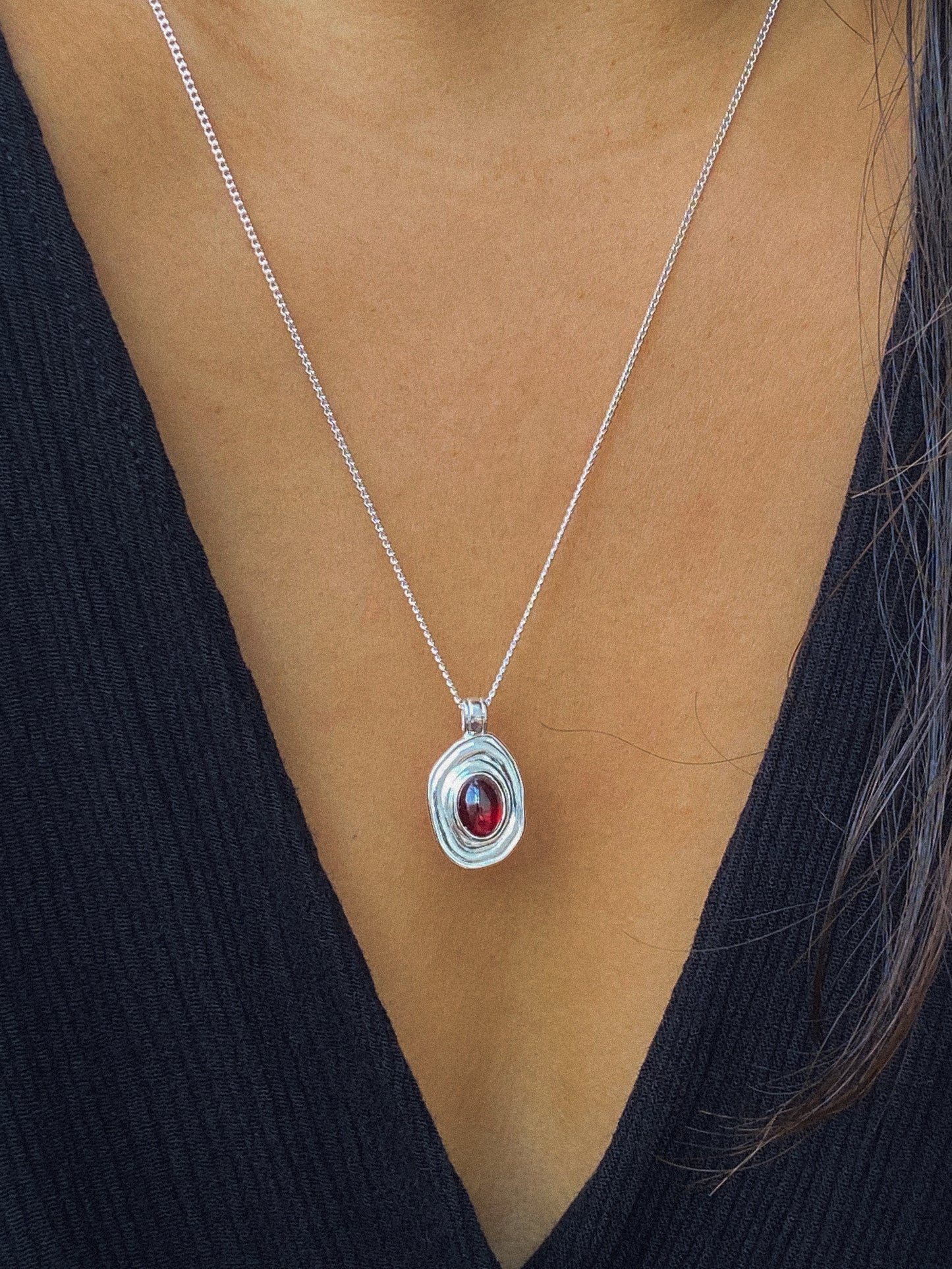 Portal Necklace Silver