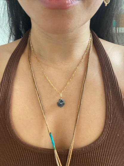 Iolite Link Necklace