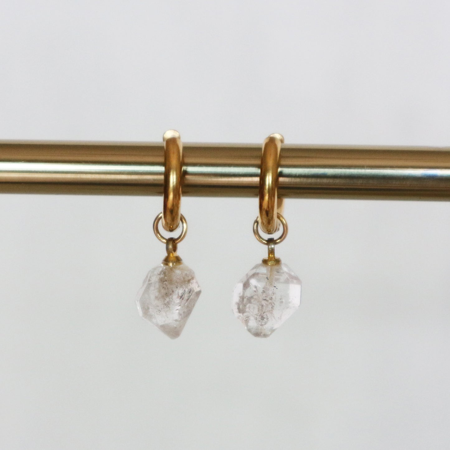 Herkimer Diamond Huggies