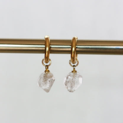 Herkimer Diamond Huggies